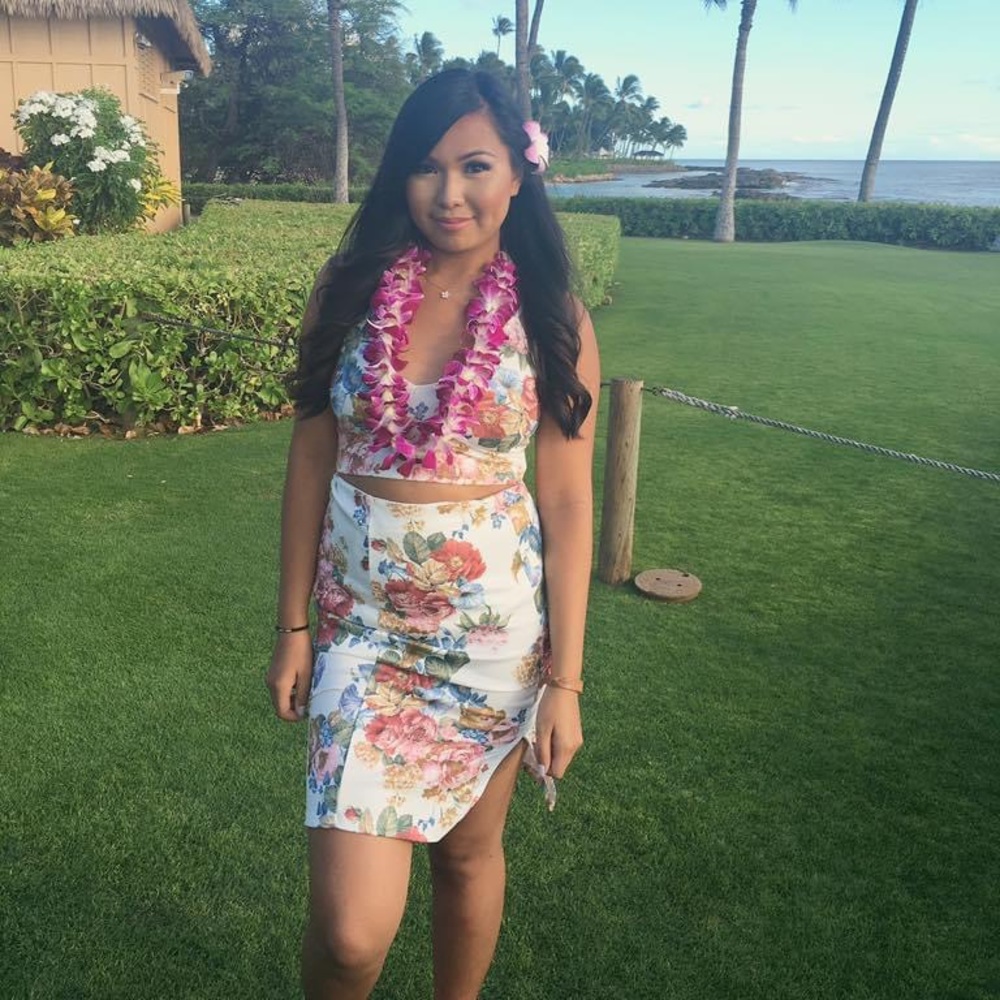 FLORAL TWO PIECE SET